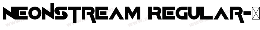NeonStream Regular字体转换
